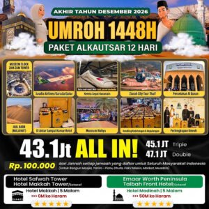 umroh akhir tahun 2026 paket alkautsar