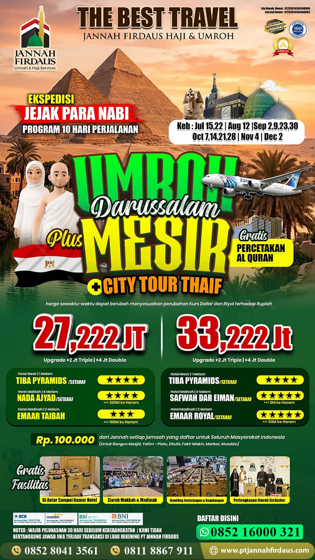 Harga Umroh Plus Mesir 2026 2027 8 umroh plus mesir 2026 jannah firdaus tour travel