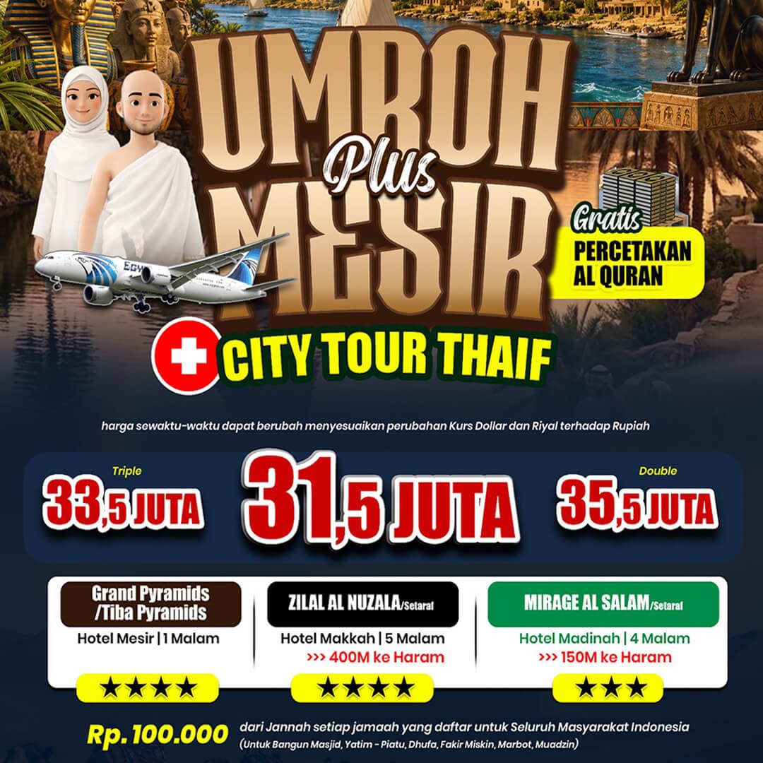 umroh plus mesir alhusna 2027