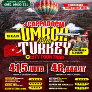 umroh plus turki awal tahun 2027 jannah firdaus new