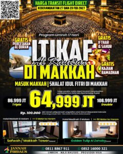 paket umroh itikaf ramadhan 2027 jannah firdaus 17 hari alkautsar masuk makkah