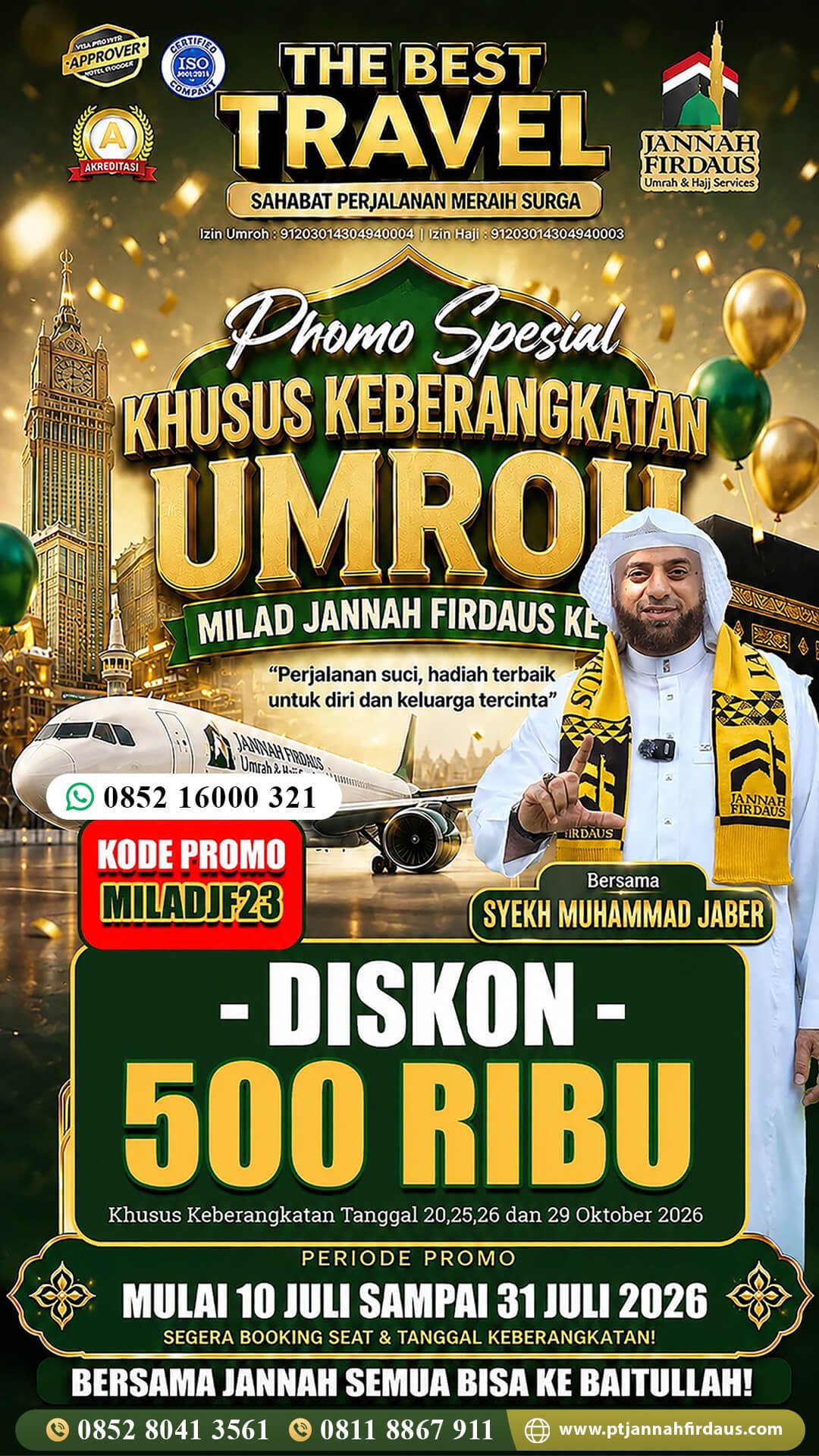 promo diskon milad jannah firdaus 2026