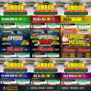 umroh akhir tahun 2026 jannah firdaus tour travel