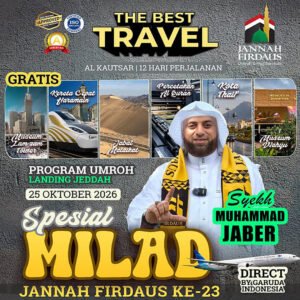 umroh oktober 2026 alkautsar spesial milad jannah firdaus
