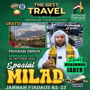 umroh oktober 2026 darussalam spesial milad jannah firdaus