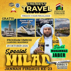 umroh oktober 2026 firdaus spesial milad jannah firdaus