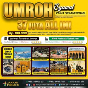umroh syawal 1448 hijriah firdaus