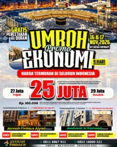 jannah firdaus paket ekonomis 16 november 2026 dan 17 november 2026