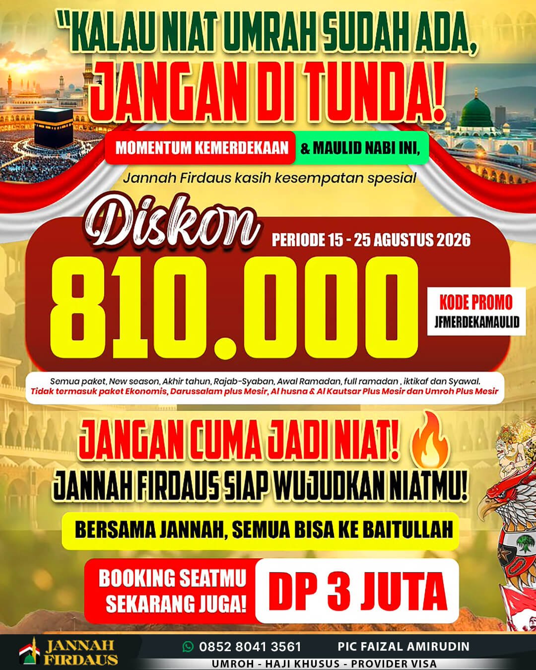 promo diskon umroh spesial kemerdekaan indonesia 2026