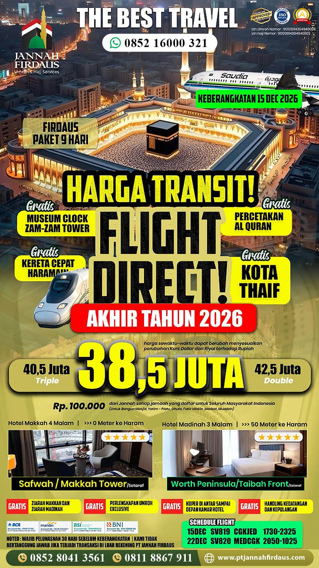 umroh desember 2026 jannah firdaus paket firdaus