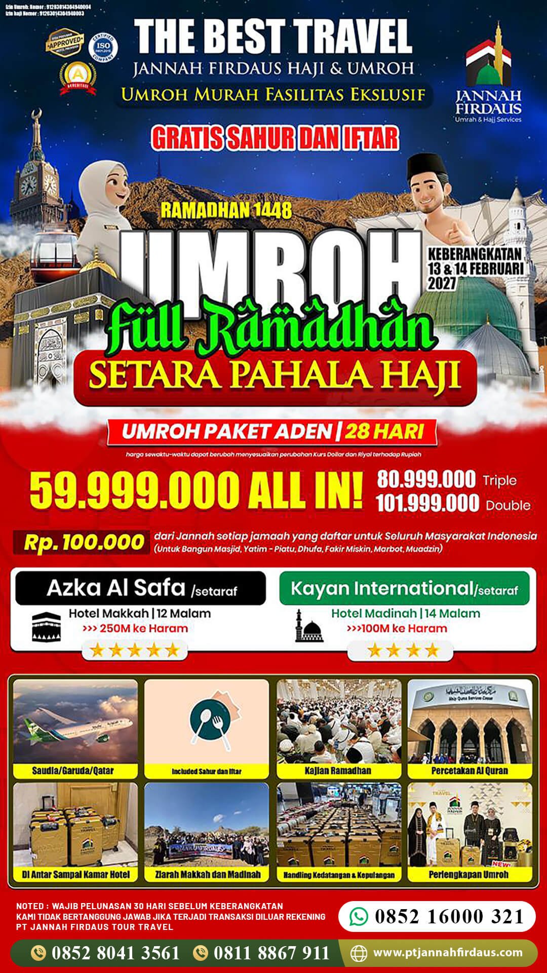 umroh februari 2027 full ramadhan aden