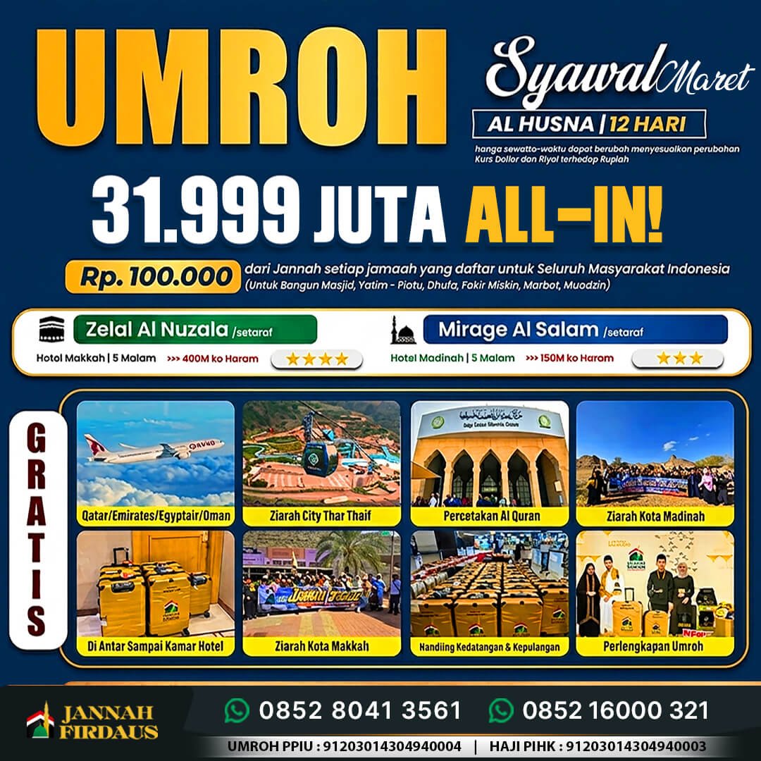 umroh maret 2027 alhusna