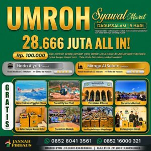 umroh maret 2027 darussalam