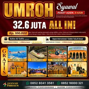 umroh syawal 1448 hijriah paket aden