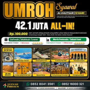 umroh syawal 1448 hijriah paket alkautsar