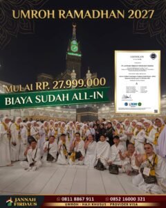 umroh ramadhan 2027 jannah firdaus 1448 hijriah