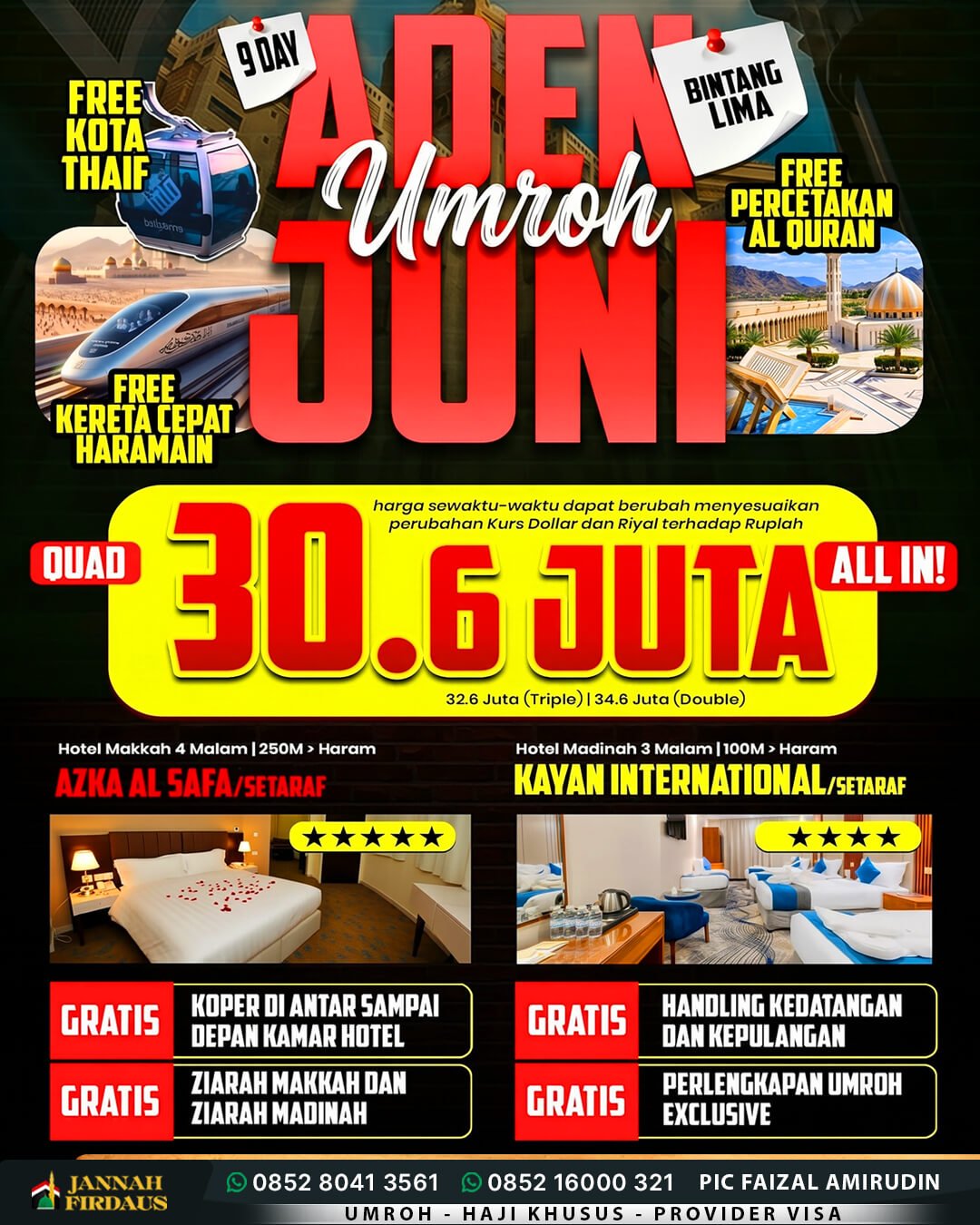 Harga Umroh Juni 2027 9 umroh bulan juni 2027 aden