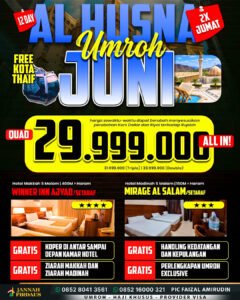 umroh bulan juni 2027 alhusna