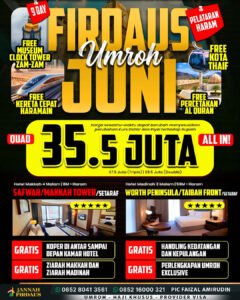 umroh bulan juni 2027 firdaus
