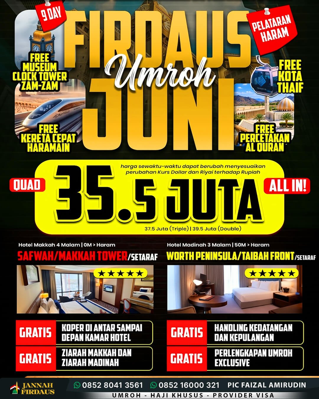 Harga Umroh Juni 2027 10 umroh bulan juni 2027 firdaus