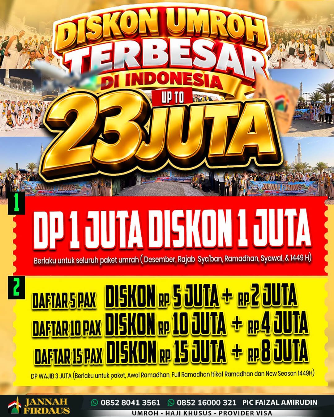 umroh promo diskon daftar umrah jannah firdaus